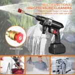 Portable High Pressure Car Washer Rechargeable with Li-ion Batter