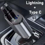 120w 4 In 1 Design Car Mobile Charger - Image 3
