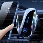Car Wireless Charging Ambient Light  Phone Holder