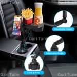 Car 360 Rotation Phone Holder With  Tray Table