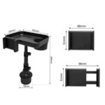 Car 360 Rotation Phone Holder With  Tray Table - Image 3