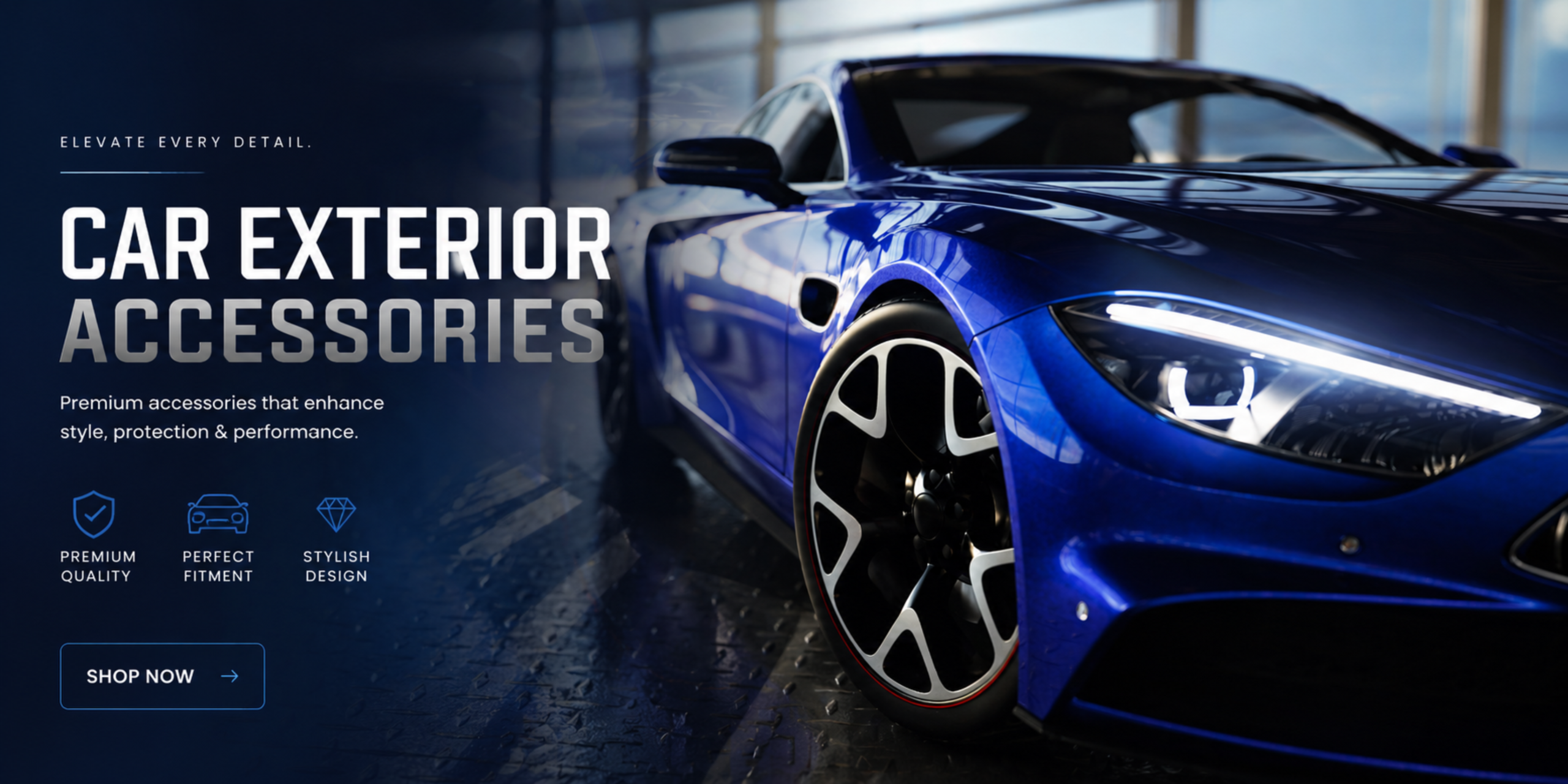 Black and Blue Modern Best Car Service Banner (3)