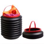 Foldable space saving and Portable  hanging  car trash Bin - Image 2