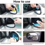 Car Side Mirror & Window Rainproof Protective Film (4Pcs) - Image 4