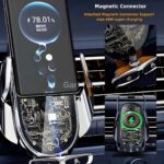 Car wireless Vent Mount Magnetic Fast Charger 15W - Image 4