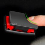 Minimalist Metallic Car Seat Belt Buckle & Alarm Stopper