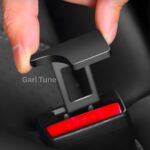 Minimalist Metallic Car Seat Belt Buckle & Alarm Stopper - Image 2