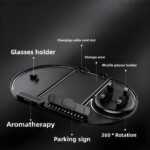 Car 6 in 1 Dashboard Anti Slip Mat Parking Number Plate - Image 3