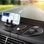 Car 6 in 1 Dashboard Anti Slip Mat Parking Number Plate