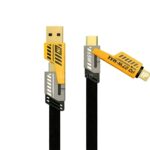 PUGAN Car USB 120W Fast Charger With 4 in 1 Data Cable - Image 3
