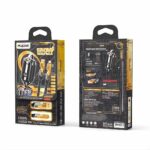 PUGAN Car USB 120W Fast Charger With 4 in 1 Data Cable