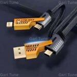 PUGAN Car USB 120W Fast Charger With 4 in 1 Data Cable - Image 4
