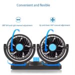 360 Degree Rotating Car Dashboard  Electric Cooling Fan - Image 3