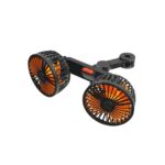 Car Neck Auto Headrest USB Charging Fan - Image 3