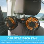 Car Neck Auto Headrest USB Charging Fan