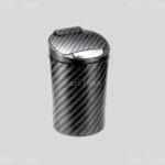 Portable Car Ashtray Carbon Fiber Ceramic With LED - Image 2
