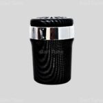 Car Ashtray Carbon Fiber Portable Ceramic With LED - Image 2