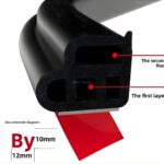 Car Door sound insulation Double-layer sealing strip - Image 4