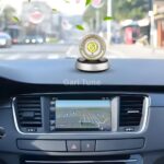 Gold Coin Shape Solar Car Air Fresheners - Image 2