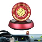Gold Coin Shape Solar Car Air Fresheners - Image 6