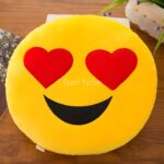 Emoji Smiley Face Super Cute Soft Plush Pillow - Image 2