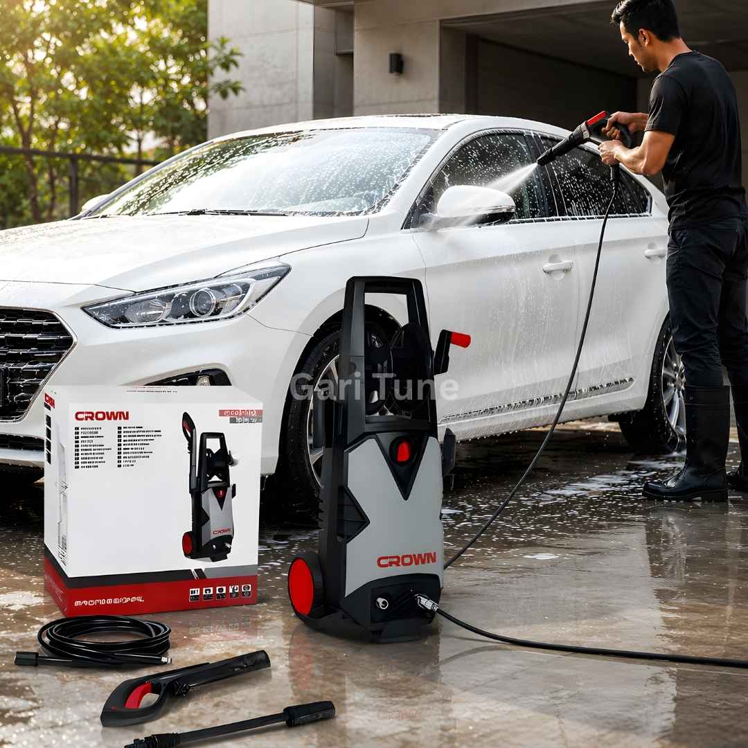 GT537-Crown High Pressure Car Washing Machine 1400W CT42019-9900 (2) Crown High Pressure Car Washing Machine 1400W CT42019 - Image 1