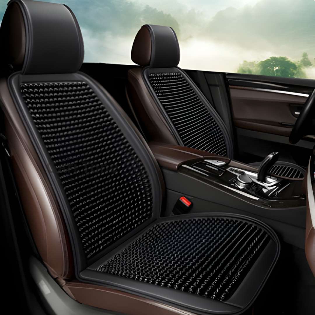 GT550-Wood Beaded Car Seat Cushion Cover (1pcs )-2350 (5) Wood Beaded Car Seat Cushion Cover (1pcs ) - Image 1