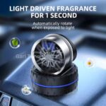 Solar Rotating Wheel Car Perfume & Aromatherapy - Image 4
