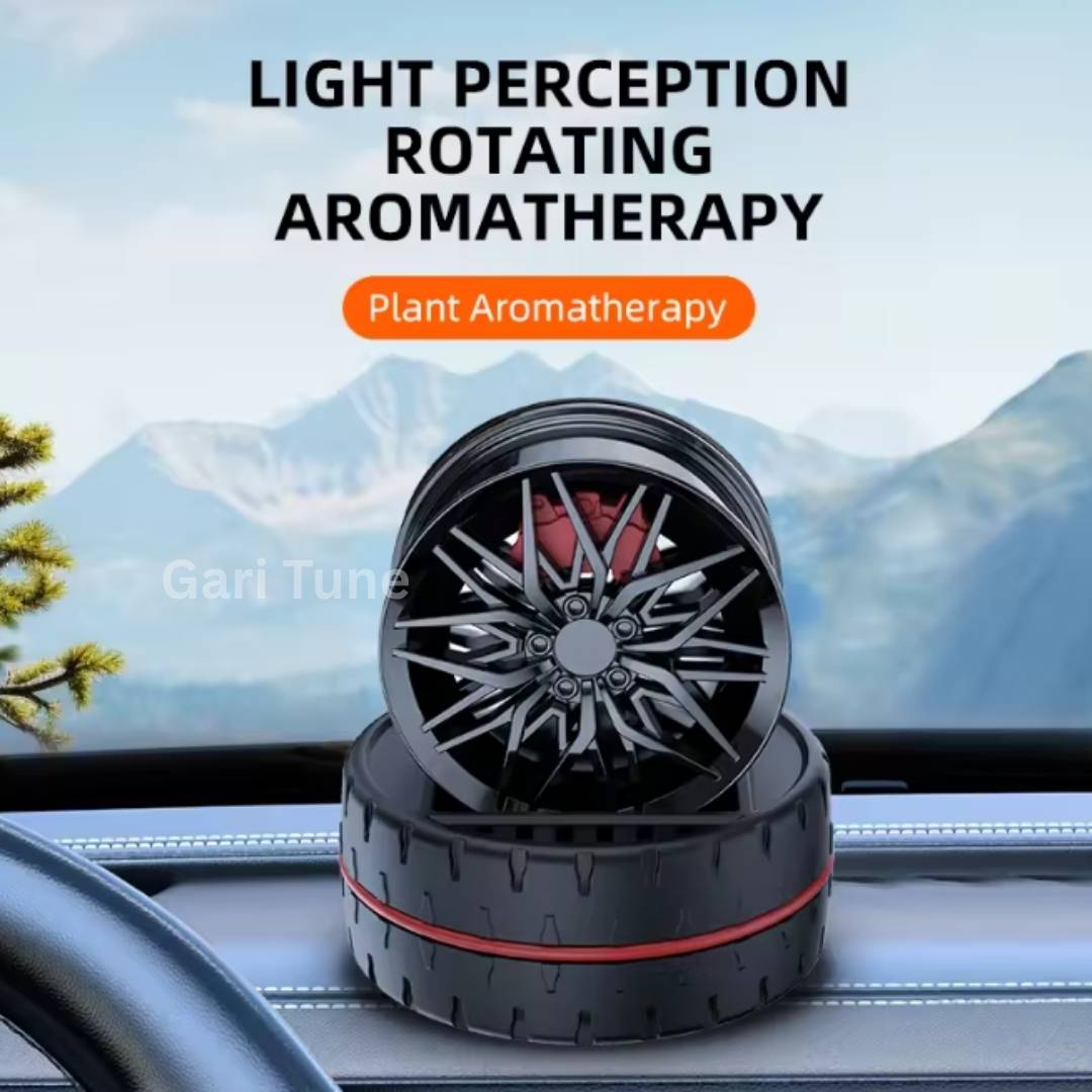 GT551-Solar Rotating Wheel Car Perfume & Aromatherapy-930 Solar Rotating Wheel Car Perfume & Aromatherapy - Image 1