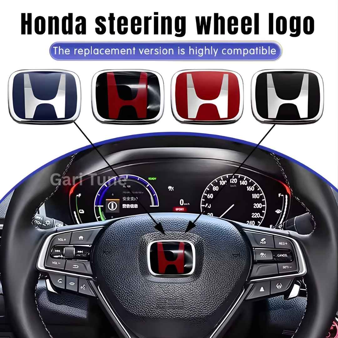 GT557-Honda Steering Wheel H Logo (1 Pcs)-730 Honda Steering Wheel H Logo (1 Pcs) - Image 1