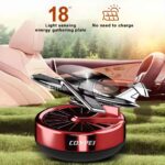 COXPEI Solar Powered Helicopter Car Perfume & Air Freshene