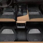 Car Universal Foil Style Floor Mat (5Pcs Set)