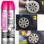 Car Flamingo Tire Foam 650ML - Image 3