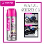 Flamingo Ultra Shine 11 – One-Step Cleaning & Polishing Spray for Car & Motorcycle