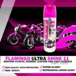 Flamingo Ultra Shine 11 – One-Step Cleaning & Polishing Spray for Car & Motorcycle - Image 2