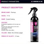 Flamingo Crystal Coating Spray 250ml Ceramic Coating for car and Motorcycle - Image 4