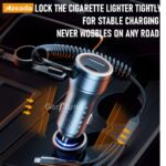 TANGER 60 W Car Charger Adapter With Cable High-Speed Charging - Image 2