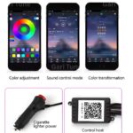Car Interior Decorative RGB  Ambeint Stripe Light –  (App Controlled) 20 Feet - Image 3