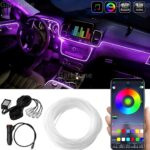 Car Interior Decorative RGB  Ambeint Stripe Light –  (App Controlled) 20 Feet