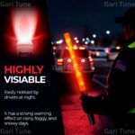 1 pcs Traffic Warning Baton LED Flashlight