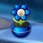 1 Pcs Flower  Rotatable Solar Air freshener - Image 2