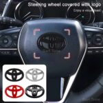 3D Toyota Steering Wheel logo (1 Pcs)
