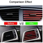 Car Air Conditioner Decoration Vent Strip 20 cm(10 Pcs) - Image 3