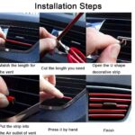 Car Air Conditioner Decoration Vent Strip 20 cm(10 Pcs) - Image 5