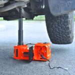 Car Electric Hydraulic Floor Jack, Tire Inflator Pump and LED Flashlight (12V 5Ton)