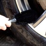 Black Car Wheel Rims Cleaning Brush (1pcs)