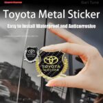 3D Car Body Trunk Sticker Emblem Badge-2 PCS