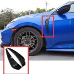 Black Modification Car Side Fender-(2pcs)