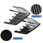 Universal Car Air Flow Fender Hood (2pcs) - Image 2