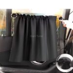 Universal UV Protection Black Suction Cup Curtain  Side sun shade (2 Pcs) - Image 2